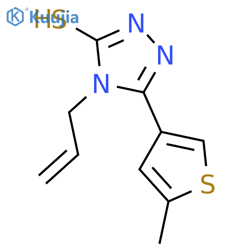 4-Allyl-5-(5-methylthien-3-yl)-4H-1,2,4-triazole-3-thiol structure