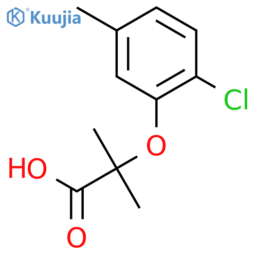 2-(2-Chloro-5-methylphenoxy)-2-methylpropanoic acid structure