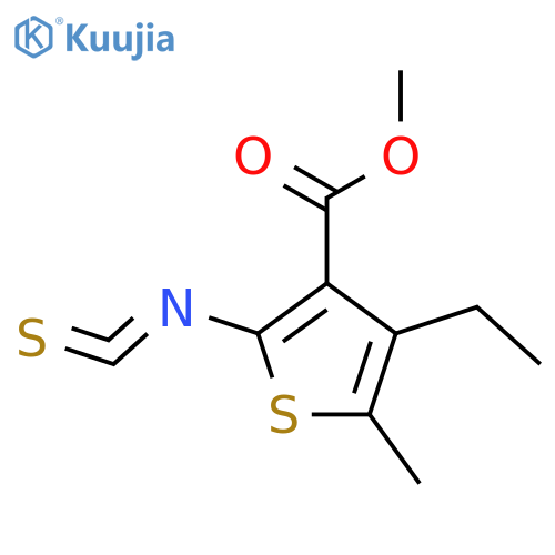 Methyl 4-Ethyl-2-isothiocyanato-5-methylthiophene-3-carboxylate structure