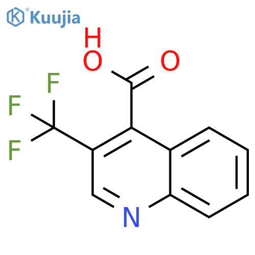 3-(Trifluoromethyl)quinoline-4-carboxylic acid structure