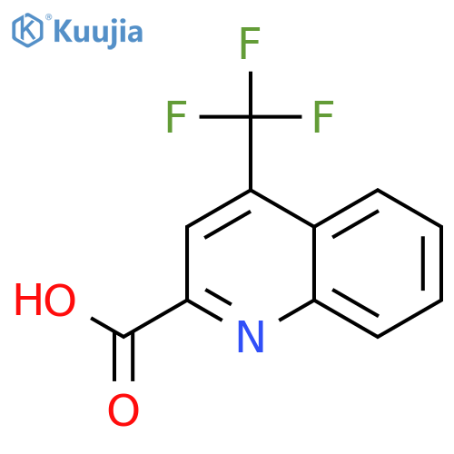 4-(Trifluoromethyl)quinoline-2-carboxylic acid structure