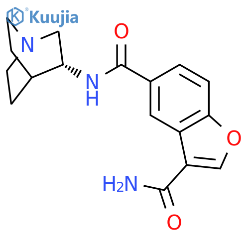 3,5-Benzofurandicarboxamide, N5-(3R)-1-azabicyclo[2.2.2]oct-3-yl- structure