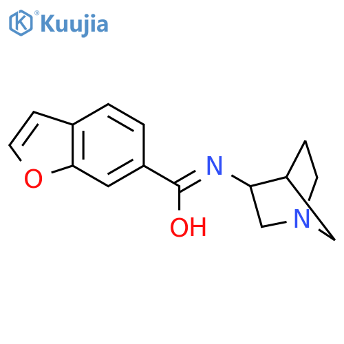 6-Benzofurancarboxamide,N-(1R,3S,4S)-1-azabicyclo[2.2.1]hept-3-yl-(9CI) structure
