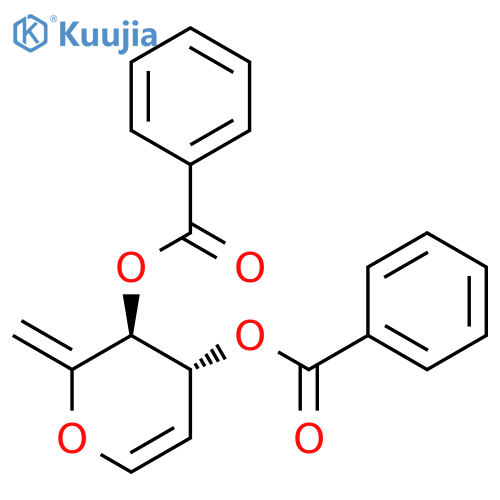D-threo-Hexa-1,5-dienitol, 1,5-anhydro-2,6-dideoxy-, dibenzoate structure