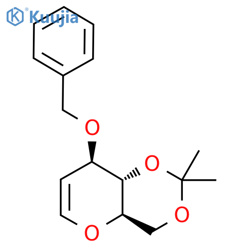 3-O-Benzyl-4,6-O-isopropylidene-D-glucal structure