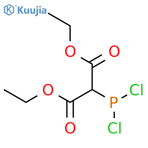 Propanedioic acid, (dichlorophosphino)-, diethyl ester structure