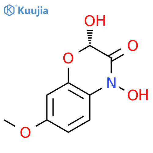 2H-1,4-Benzoxazin-3(4H)-one, 2,4-dihydroxy-7-methoxy-, (2S)- (9CI) structure