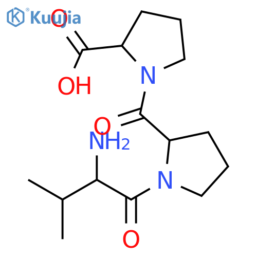 H-val-pro-pro-oh structure