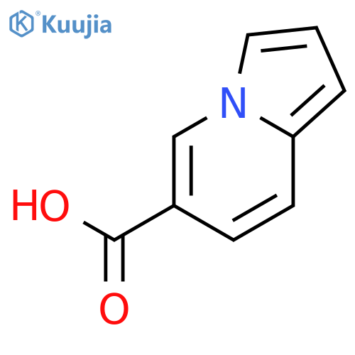 Indolizine-6-carboxylic acid structure