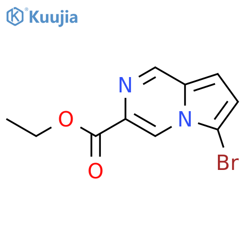 Ethyl 6-bromopyrrolo[1,2-a]pyrazine-3-carboxylate structure