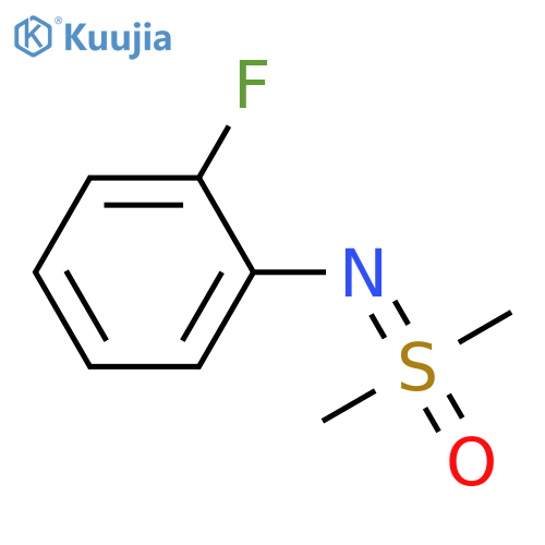 (2-fluorophenyl)iminodimethyl-lambda6-sulfanone structure