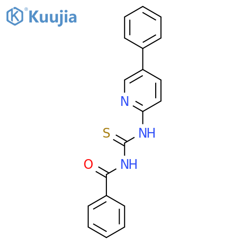 BENZAMIDE, N-[[(5-PHENYL-2-PYRIDINYL)AMINO]THIOXOMETHYL]- structure