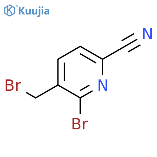 2-Pyridinecarbonitrile, 6-bromo-5-(bromomethyl)- structure