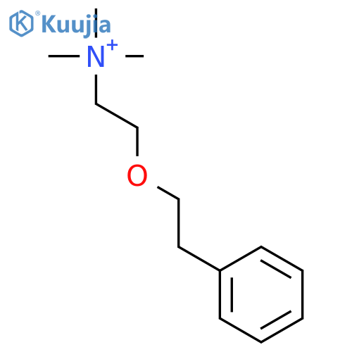 Ethanaminium, N,N,N-trimethyl-2-(2-phenylethoxy)- structure
