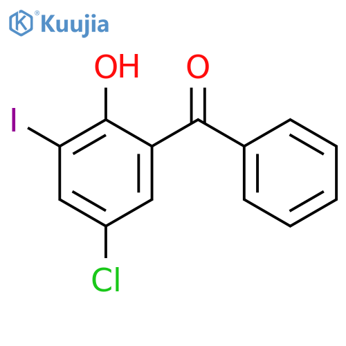 Methanone, (5-chloro-2-hydroxy-3-iodophenyl)phenyl- structure