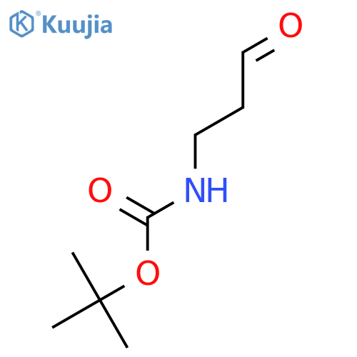(3-Oxopropyl)carbamic Acid tert-Butyl Ester structure