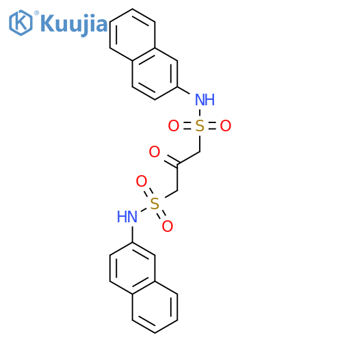 1,3-PROPANEDISULFONAMIDE, N,N'-DI-2-NAPHTHALENYL-2-OXO- structure