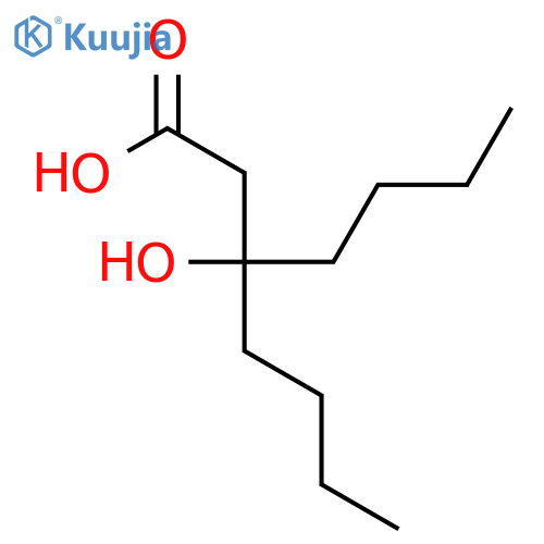 HEPTANOIC ACID, 3-BUTYL-3-HYDROXY- structure