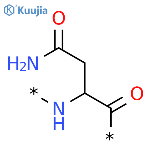 POLY[IMINO[1-(2-AMINO-2-OXOETHYL)-2-OXO-1,2-ETHANEDIYL]] structure
