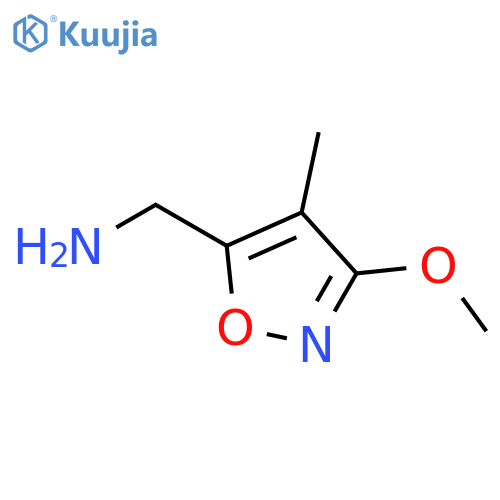 5-Isoxazolemethanamine, 3-methoxy-4-methyl- structure