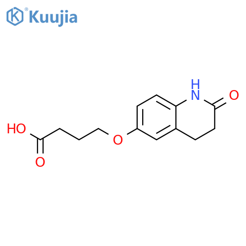 4-(2-Oxo-1,2,3,4-tetrahydroquinolin-6-yl)oxybutanoic Acid structure