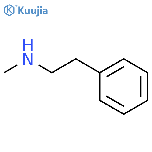 N-Methyl-2-phenylethylamine structure