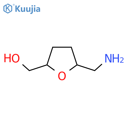 5-(aminomethyl)oxolan-2-ylmethanol structure