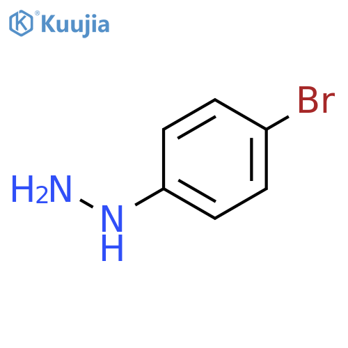 (4-Bromophenyl)hydrazine structure