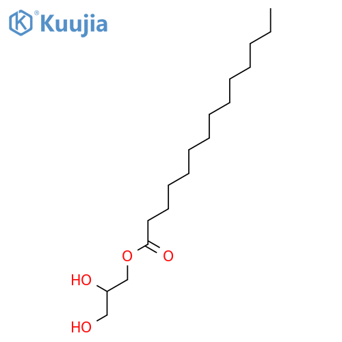 1-Monomyristin structure