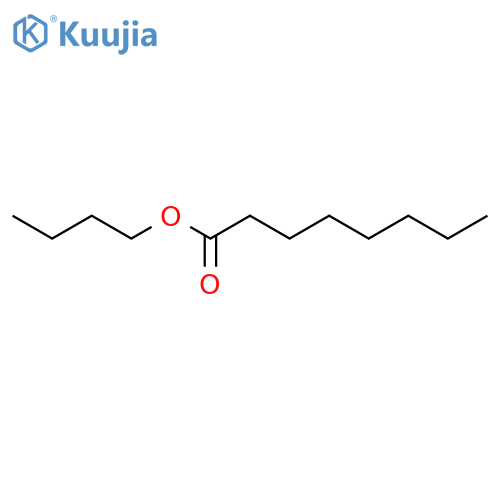 Octanoic acid, butylester structure