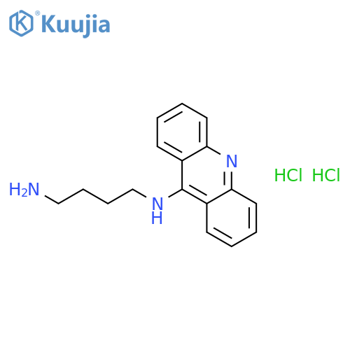 N-(acridin-9-yl)butane-1,4-diamine dihydrochloride structure