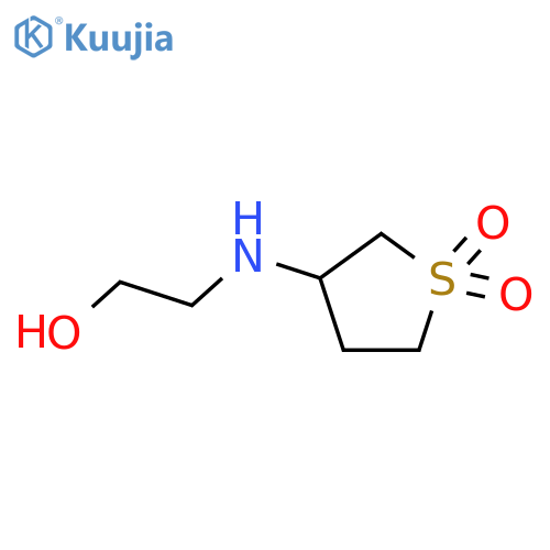 3-[(2-hydroxyethyl)amino]-1λ?-thiolane-1,1-dione structure