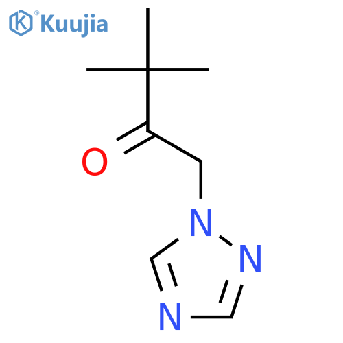 3,3-Dimethyl-1-(1H-1,2,4-triazol-1-yl)-2-butanone structure