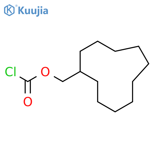 Carbonochloridic acid, cycloundecylmethyl ester structure