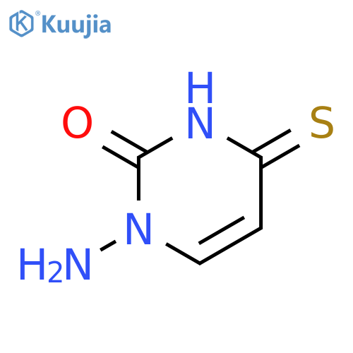 2(1H)-Pyrimidinone, 1-amino-3,4-dihydro-4-thioxo- structure