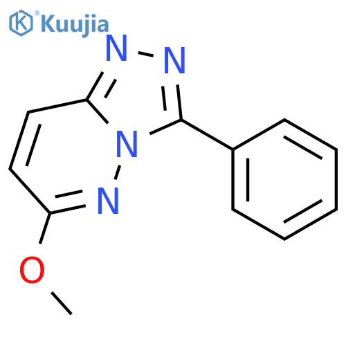 1,2,4-Triazolo[4,3-b]pyridazine, 6-methoxy-3-phenyl- structure