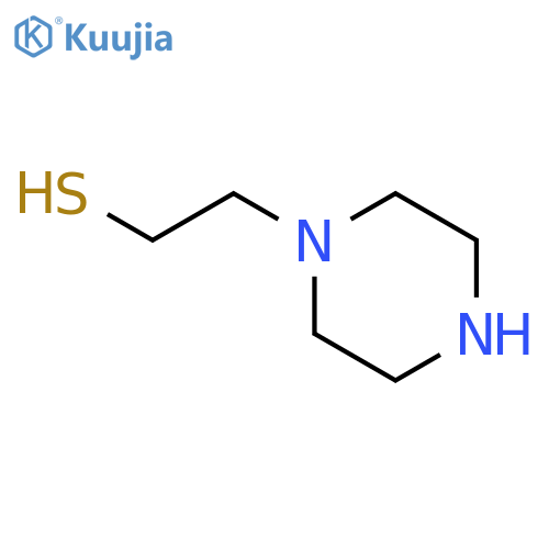1-Piperazineethanethiol(7CI,8CI,9CI) structure