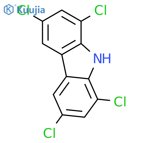 1,3,6,8-tetrachloro-9H-carbazole structure