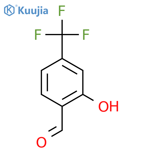2-Hydroxy-4-(trifluoromethyl)benzaldehyde structure