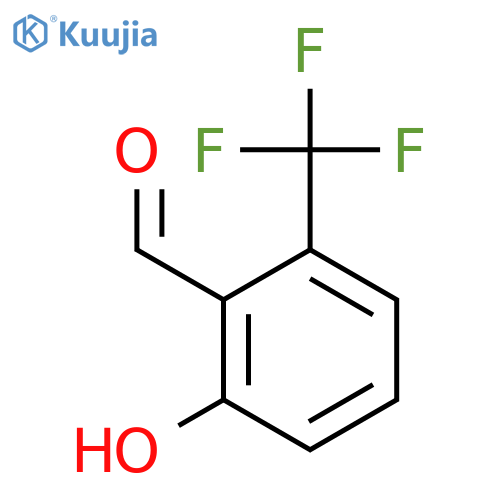 2-Hydroxy-6-trifluoromethylbenzaldehyde (contains ~12% inorganics) structure