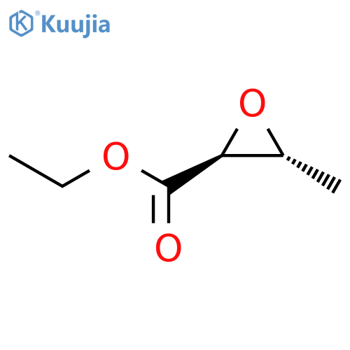 Oxiranecarboxylic acid, 3-methyl-, ethyl ester, (2S-trans)- structure