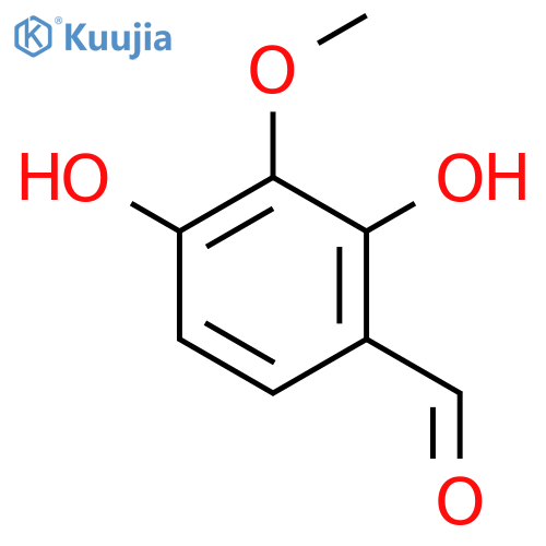 2,4-dihydroxy-3-methoxybenzaldehyde structure