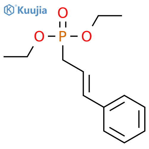 Phosphonic acid,P-(3-phenyl-2-propen-1-yl)-, diethyl ester structure