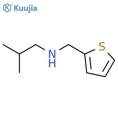 (2-methylpropyl)(thiophen-2-yl)methylamine structure