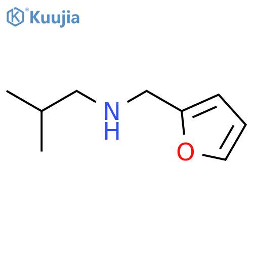 (furan-2-ylmethyl)(2-methylpropyl)amine structure