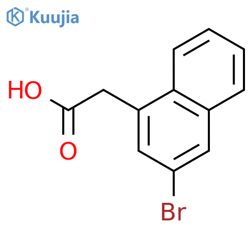 1-Naphthaleneacetic acid, 3-bromo- structure