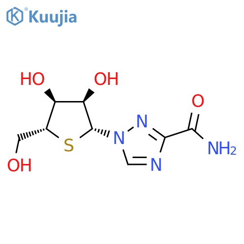 1H-1,2,4-Triazole-3-carboxamide,1-(4-thio-b-D-ribofuranosyl)- structure