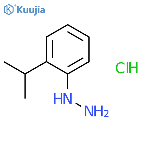 2-ISOPROPYLPHENYLHYDRAZINE HYDROCHLORIDE structure