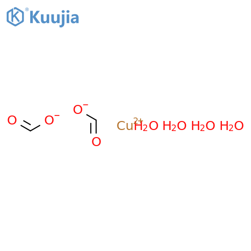 Cupric formate tetrahydrate structure