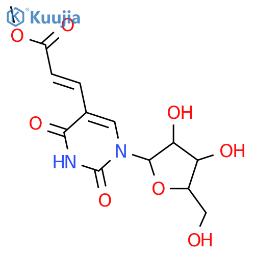 (E)-5-(2-CARBOMETHOXYVINYL)URIDINE structure